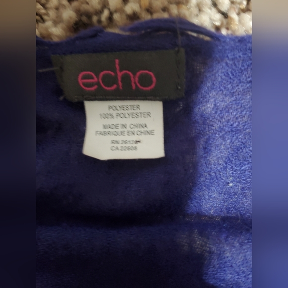 Echo purple scarf - Picture 3 of 6